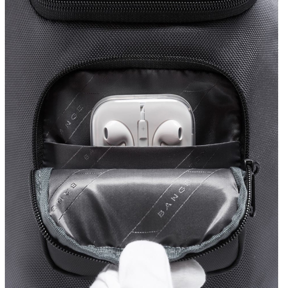 Σακίδιο χιαστί Sling Bag BANGE 7086 Μαύρο