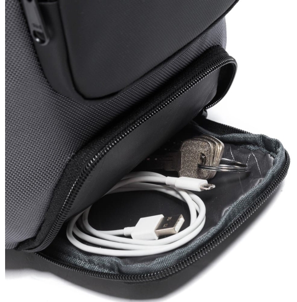 Σακίδιο χιαστί Sling Bag BANGE 7086 Μαύρο