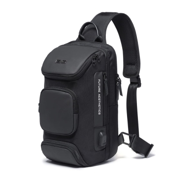 Σακίδιο χιαστί Sling Bag BANGE 7086 Μαύρο