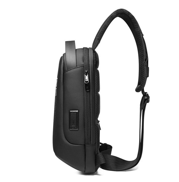 Σακίδιο χιαστί Sling Bag BANGE 7221 Μαύρο