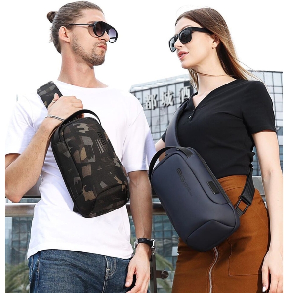 Σακίδιο χιαστί Sling Bag BANGE 7221 Μπλε