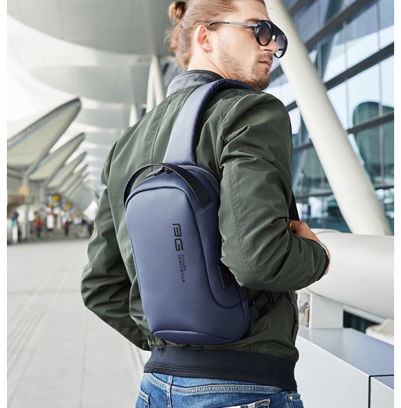 Σακίδιο χιαστί Sling Bag BANGE 7221 Μπλε