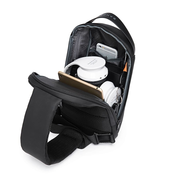 Σακίδιο χιαστί Sling Bag BANGE 7221 Μαύρο