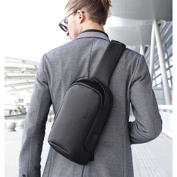 Σακίδιο χιαστί Sling Bag BANGE 7221 Μαύρο