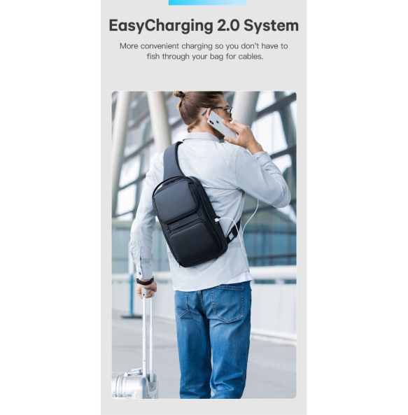 Σακίδιο χιαστί Sling Bag BANGE 7258 Μαύρο Σακίδιο χιαστί Sling Bag BANGE 7258 Μαύρο