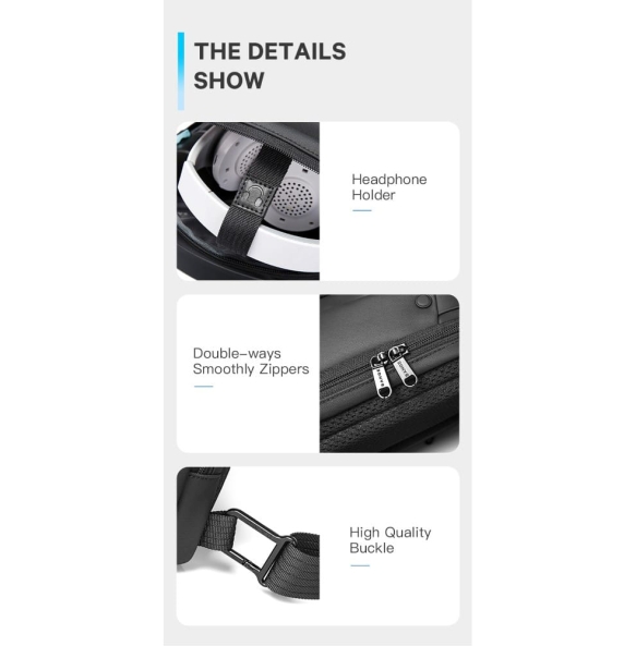 Σακίδιο χιαστί Sling Bag BANGE 7258 Μαύρο Σακίδιο χιαστί Sling Bag BANGE 7258 Μαύρο