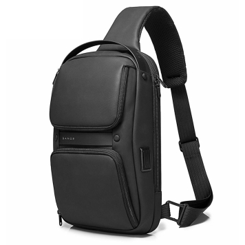 Σακίδιο χιαστί Sling Bag BANGE 7258 Μαύρο