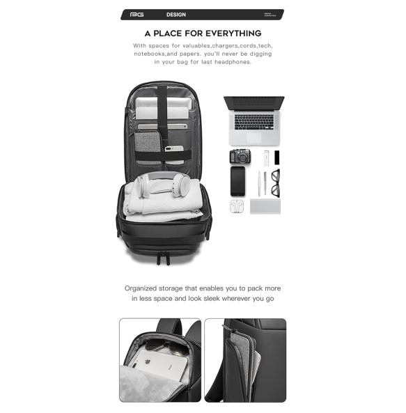 Σακίδιο πλάτης BANGE 7277 24lt Μαύρο