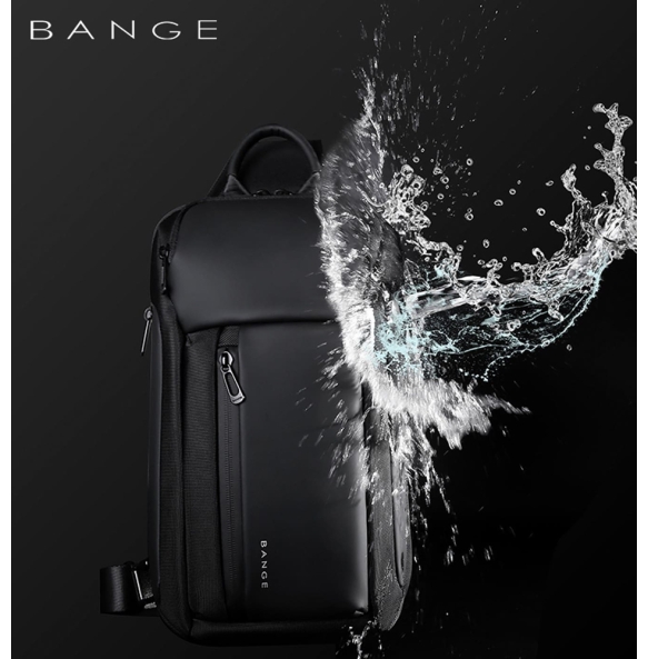 Σακίδιο χιαστί Sling Bag BANGE 7566 Μαύρο