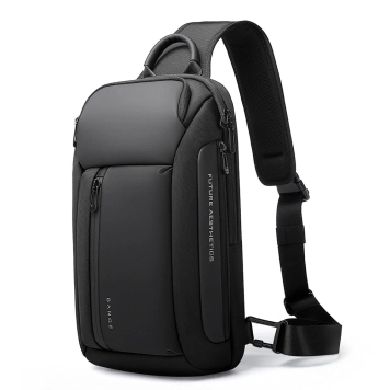 Σακίδιο χιαστί Sling Bag BANGE 7566 Μαύρο