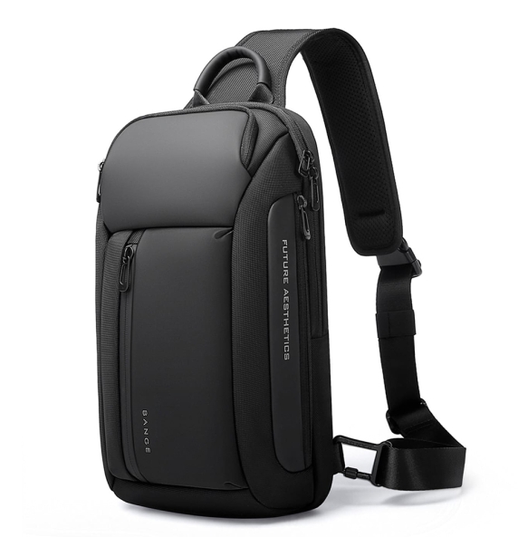 Σακίδιο χιαστί Sling Bag BANGE 7566 Μαύρο
