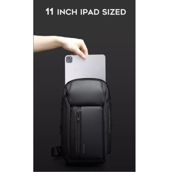 Σακίδιο χιαστί Sling Bag BANGE 7566 Μαύρο