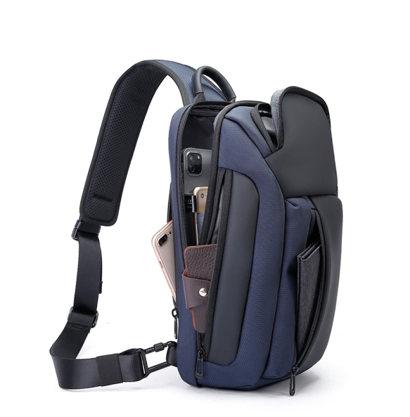 Σακίδιο χιαστί Sling Bag BANGE 7566 Μπλε Σακίδιο χιαστί Sling Bag BANGE 7566 Μπλε