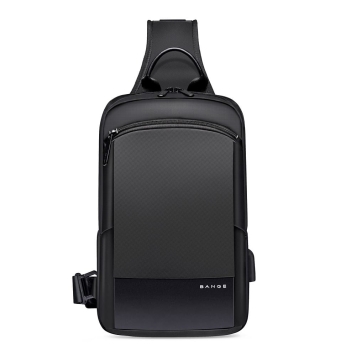 Σακίδιο χιαστί Sling Bag BANGE 77112 Μαύρο