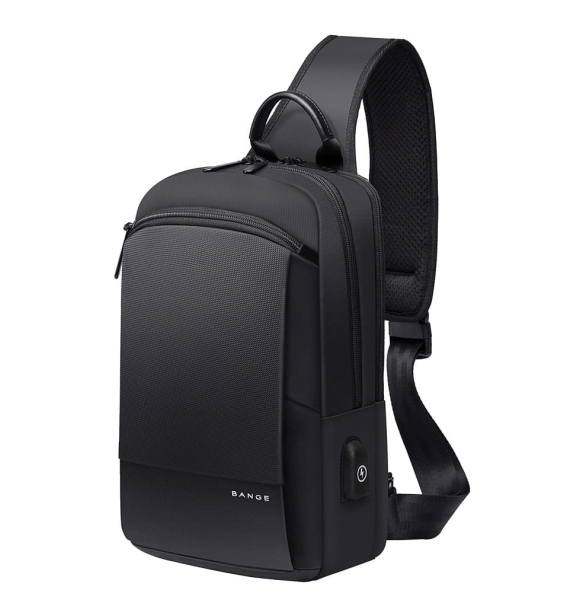 Σακίδιο χιαστί Sling Bag BANGE 77112 Μαύρο