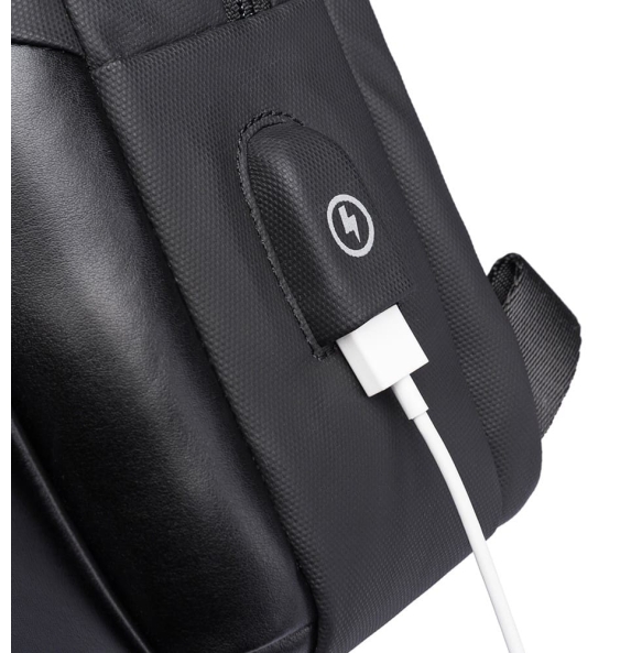 Σακίδιο χιαστί Sling Bag BANGE 77112 Μαύρο