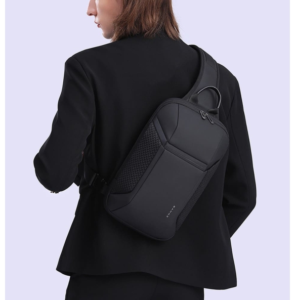 Σακίδιο χιαστί Sling Bag BANGE 7721 Μαύρο