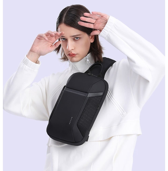 Σακίδιο χιαστί Sling Bag BANGE 7721 Μαύρο