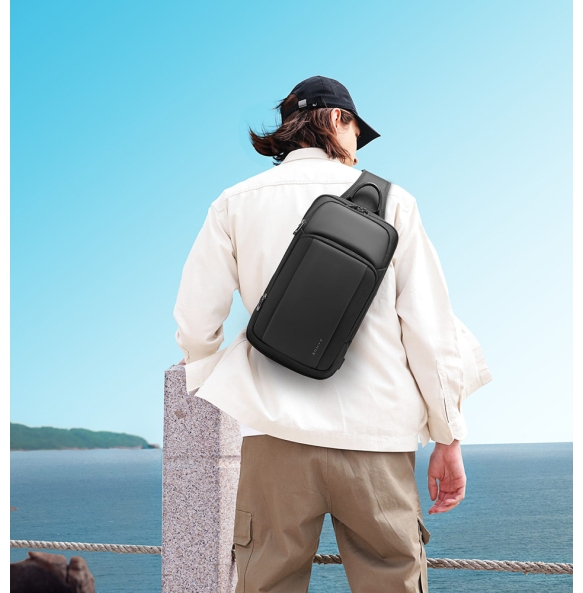 Σακίδιο χιαστί Sling Bag BANGE 7795 Μαύρο