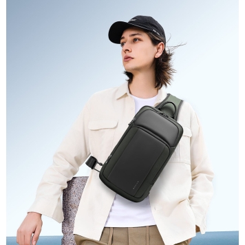 Σακίδιο χιαστί Sling Bag BANGE 7795 Μαύρο