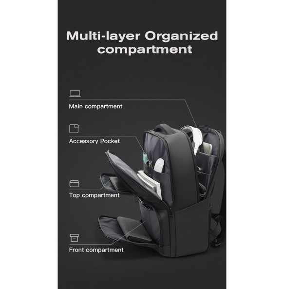 Σακίδιο πλάτης BANGE 7822 20lt Μαύρο