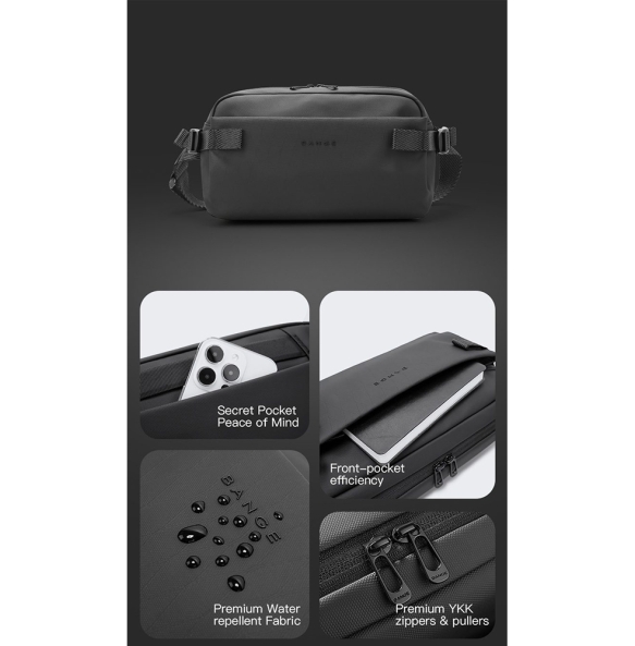 Τσαντάκι Μέσης BANGE 7837 Μαύρο Τσαντάκι Μέσης BANGE 7837 Μαύρο