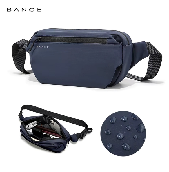 Τσαντάκι Μέσης BANGE 7851 Μπλε