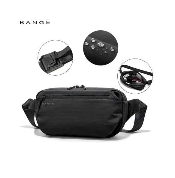 Τσαντάκι Μέσης BANGE 7851 Μαύρο