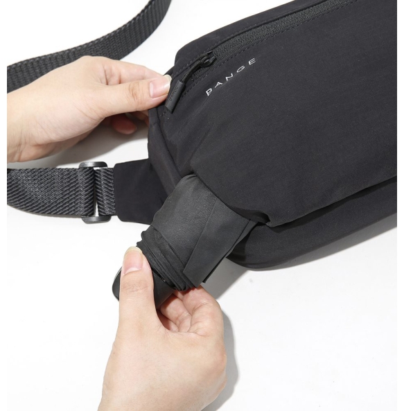 Τσαντάκι Μέσης BANGE 7851 Μαύρο