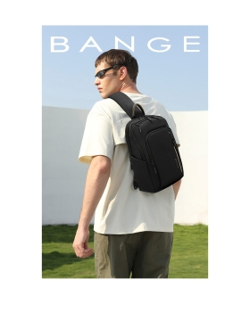 Σακίδιο χιαστί Sling Bag BANGE 7868 Μαύρο