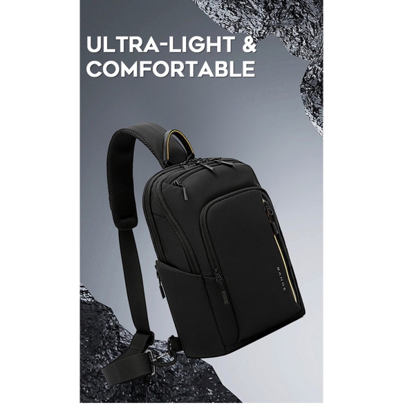 Σακίδιο χιαστί Sling Bag BANGE 7868 Μαύρο