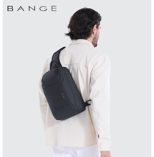 Σακίδιο χιαστί Sling Bag BANGE 8031 Μαύρο