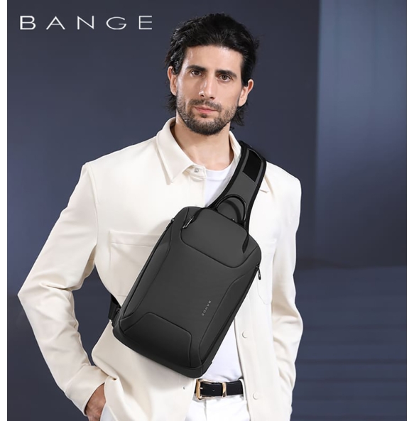 Σακίδιο χιαστί Sling Bag BANGE 8031 Μαύρο