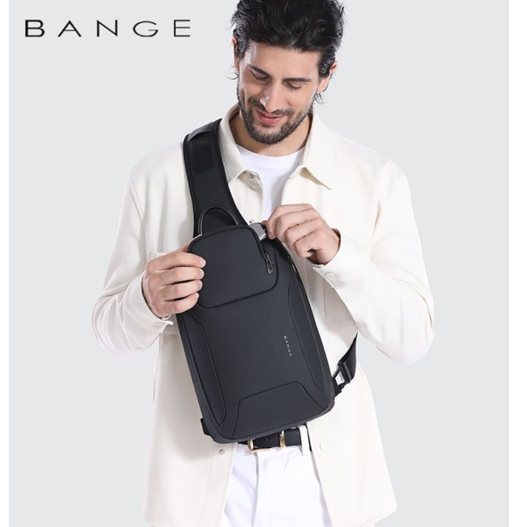 Σακίδιο χιαστί Sling Bag BANGE 8031 Μαύρο