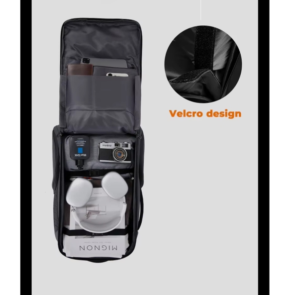 Τροχήλατο σακίδιο BANGE 2 σε 1 8079 Μαύρο Τροχήλατο σακίδιο BANGE 2 σε 1 8079 Μαύρο