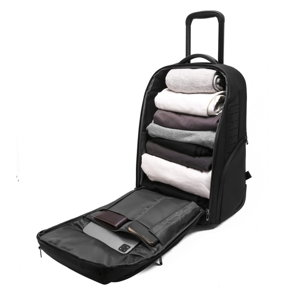 Τροχήλατο σακίδιο BANGE 2 σε 1 8079 Μαύρο Τροχήλατο σακίδιο BANGE 2 σε 1 8079 Μαύρο