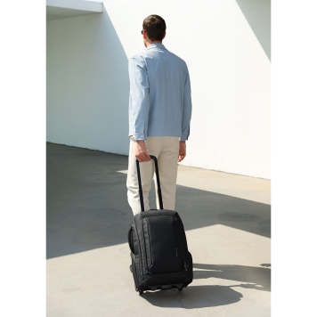 Τροχήλατο σακίδιο BANGE 2 σε 1 8079 Μαύρο