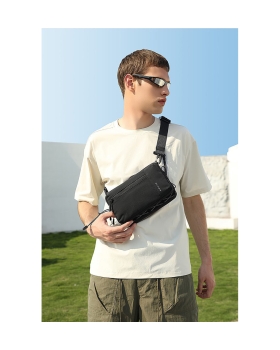 Τσαντάκι Μέσης - χιαστί BANGE 8089-1 Μαύρο