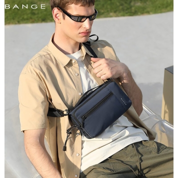 Τσαντάκι Μέσης - χιαστί BANGE 8089-1 Μπλε