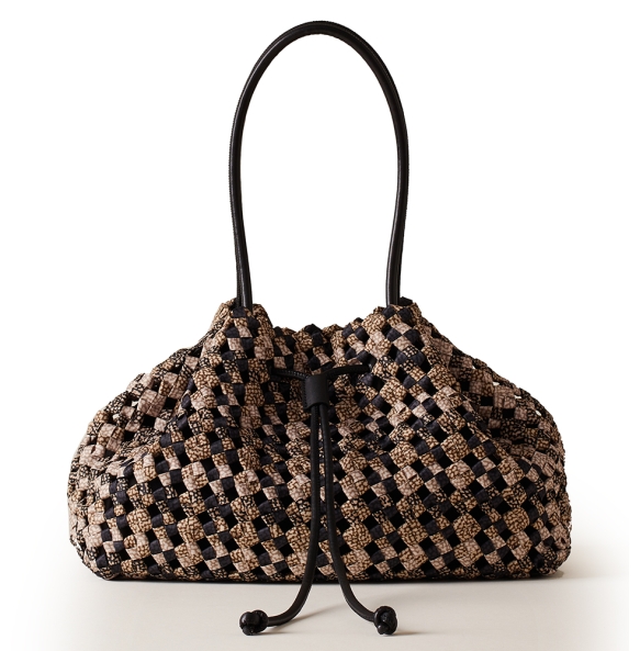 Τσάντα BORBONESE La Nido Hobo Medium 91010191 Μαύρο