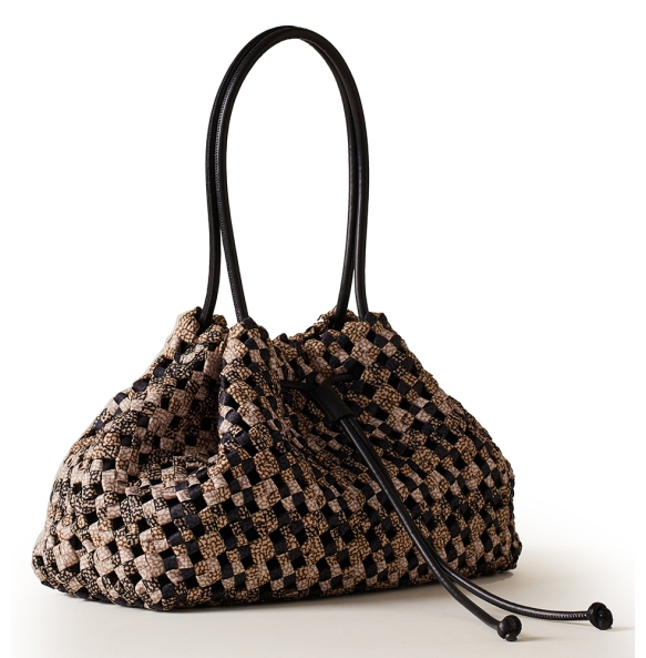 Τσάντα BORBONESE La Nido Hobo Medium 91010191 Μαύρο