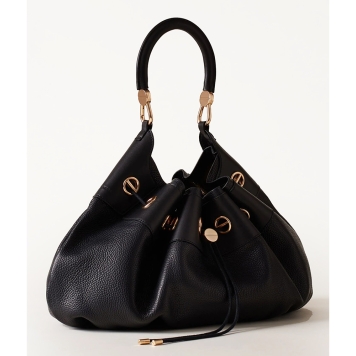 Τσάντα BORBONESE Collier Hobo Bag 91010223 Μαύρο
