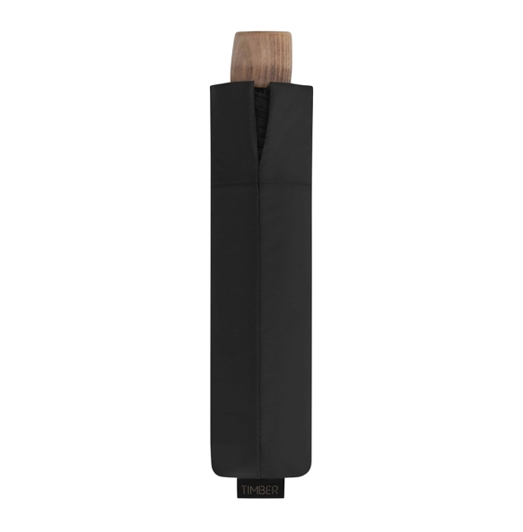 Ομπρέλα KNIRPS W.4030 Timber Μαύρη Χειροκίνητη