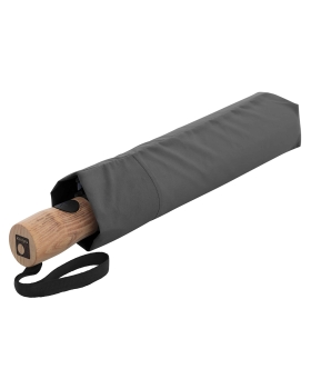 Ομπρέλα KNIRPS W.4230 Timber Duomatic Αυτόματη Σπαστή Γκρι
