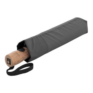Ομπρέλα KNIRPS W.4230 Timber Duomatic Αυτόματη Σπαστή Γκρι