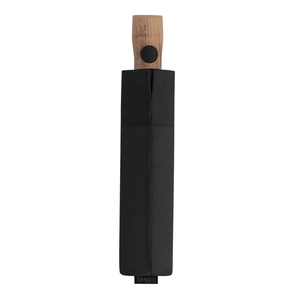 Ομπρέλα KNIRPS W.4230 Timber Duomatic Αυτόματη Σπαστή Μαύρη Ομπρέλα KNIRPS W.4230 Timber Duomatic Αυτόματη Σπαστή Μαύρη