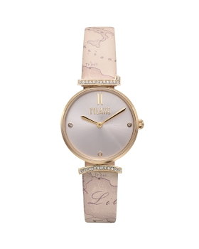 Ρολόι ALVIERO MARTINI 1A CLASSE Montecarlo 1698607 Leather Bracelet Χρυσό