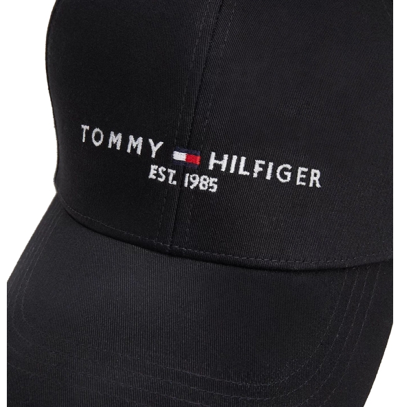 Καπέλο TOMMY HILFIGER TH Established Cap 7352 Μαύρο