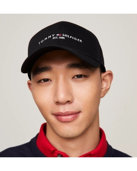 Καπέλο TOMMY HILFIGER TH Established Cap 7352 Μαύρο