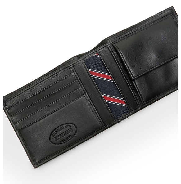 Σετ Πορτοφόλι Μπρελόκ TOMMY HILFIGER Eton & Keyfob 7931 Μαύρο